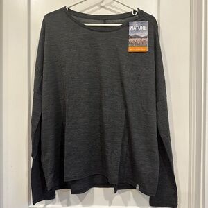 NWT Icebreaker Merino Aria Scoop Long Sleeve Top (Large)